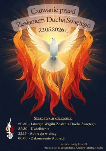 Wigilia Uroczystości Zesłania Ducha Świętego 